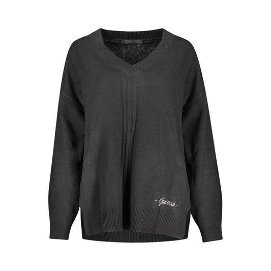 Schwarzer Acryl-Pullover für Frauen